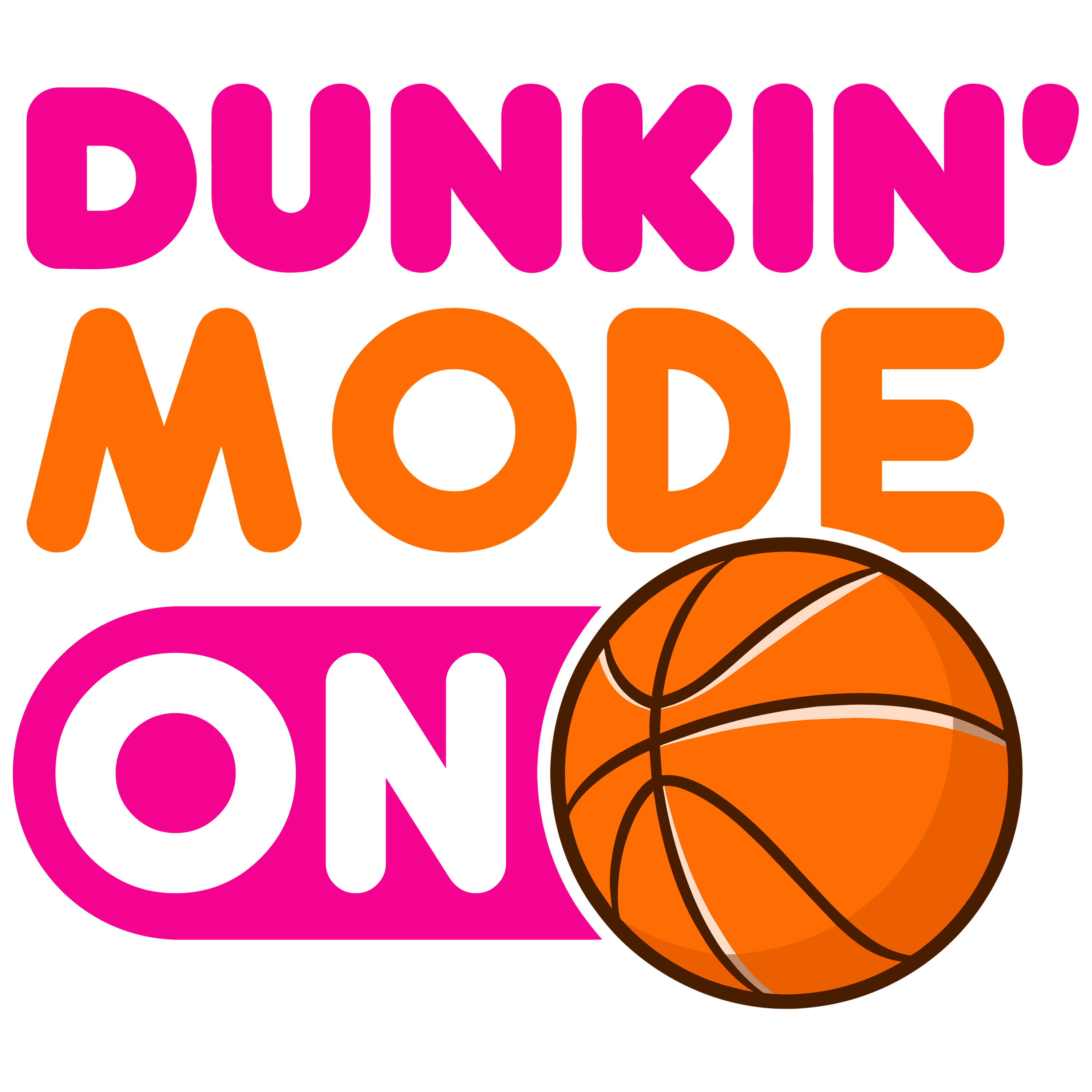 Dunkin Mode Basketball